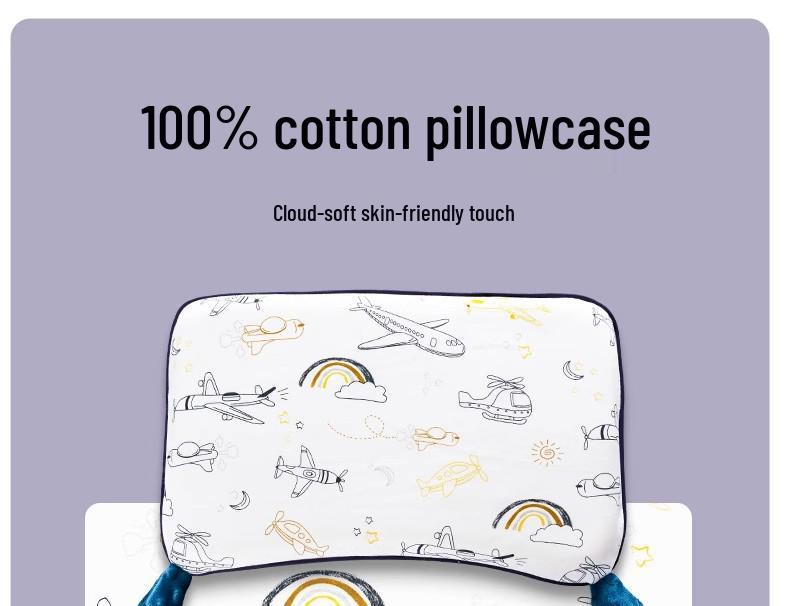 Silicone Comfort Baby Pillow for 6+ Months, Shaping and Sleep Support for Toddlers Up To 6 Years