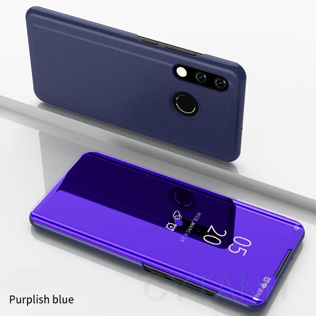 Зеркальная откидная крышка-подставка для Huawei P30 Lite, складная подставка, противоударный чехол для телефона для Huawei P30 Pro, защитный бампер Capa