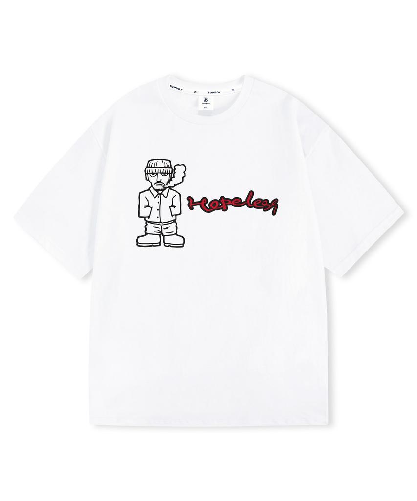 TOPBOY Leon Oversized Short Sleeve T-Shirt (Type B)