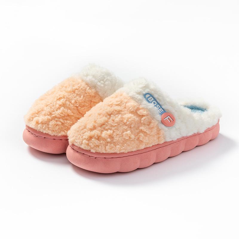 Autumn/Winter Indoor Outdoor Furry Cotton Slippers for Men & Women