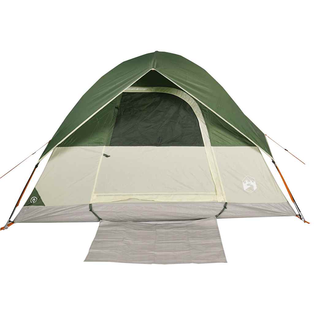 Dome Camping Tent for 2 Persons Green Waterproof