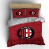 AC Milan Bedding Set Bedding Duvet Cover Set Duvet Cover Pillowcases Home Decor (1 * Duvet Cover 2 * Pillowcases, without duvet insert)