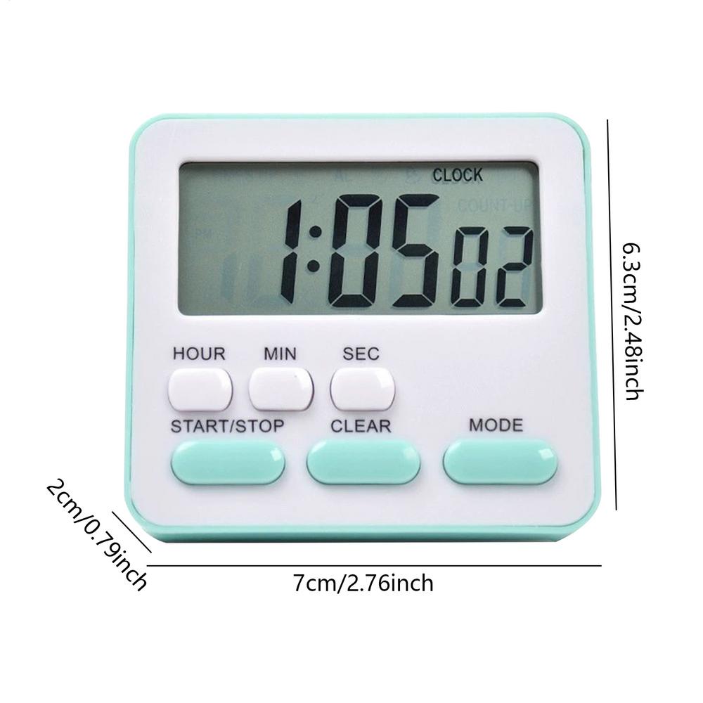 Digital Display Cooking Alarm Clock Kitchen Timer Sleep Stopwatch Clock House Countdown Kids Student Studying Time Manager3