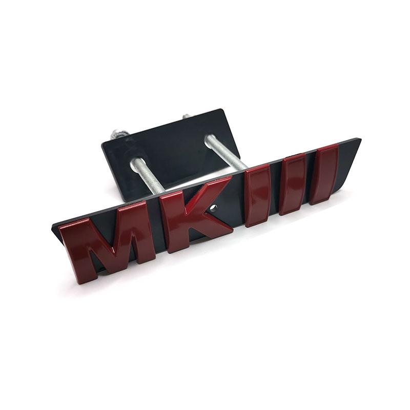 AAZE1 3D Буквы MK 3 Знак Глянцевый Черный Решетка MKIII Автомобильные Эмблемы Golf 3 Багажник Автомобильные Значки