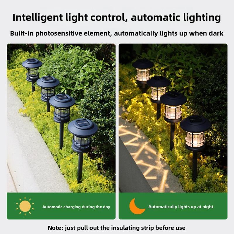 Solar-powered Lamps for Outdoor, Garden, and Camping Use. Solar Landscape Decorations with Ultra-bright and Waterproof Features.