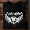 Новая Редкая Коллекция Логотипов Tokio Hotel Футболка Унисекс для Певицы Все Размеры Футболка Унисекс