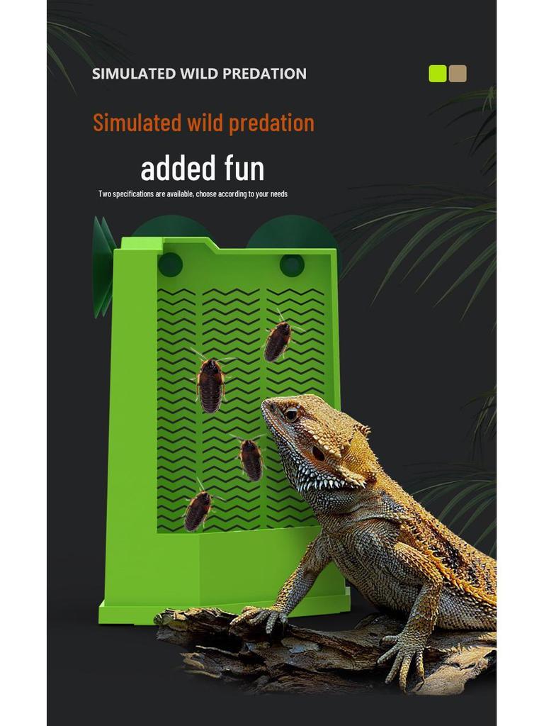 Кормушка для ящериц и гекконов - Подвесная и переносная, имитирует охоту и хищничество в дикой природе