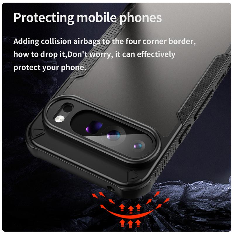 Гибридный Противоударный Защитный Чехол для Google Pixel 9 Pro XL 8 Pro 9A 8A Чехол Ударопрочный Coque Fundas Capa