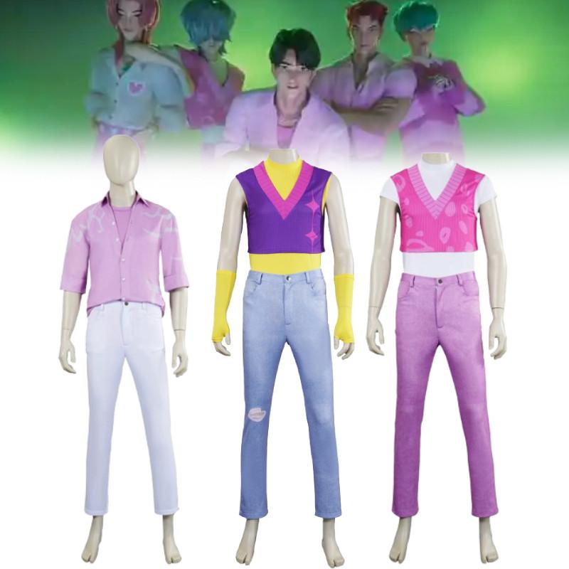 Demon Kpop Hunters Saja Boys Cosplay Costume Halloween Party Performance Stage