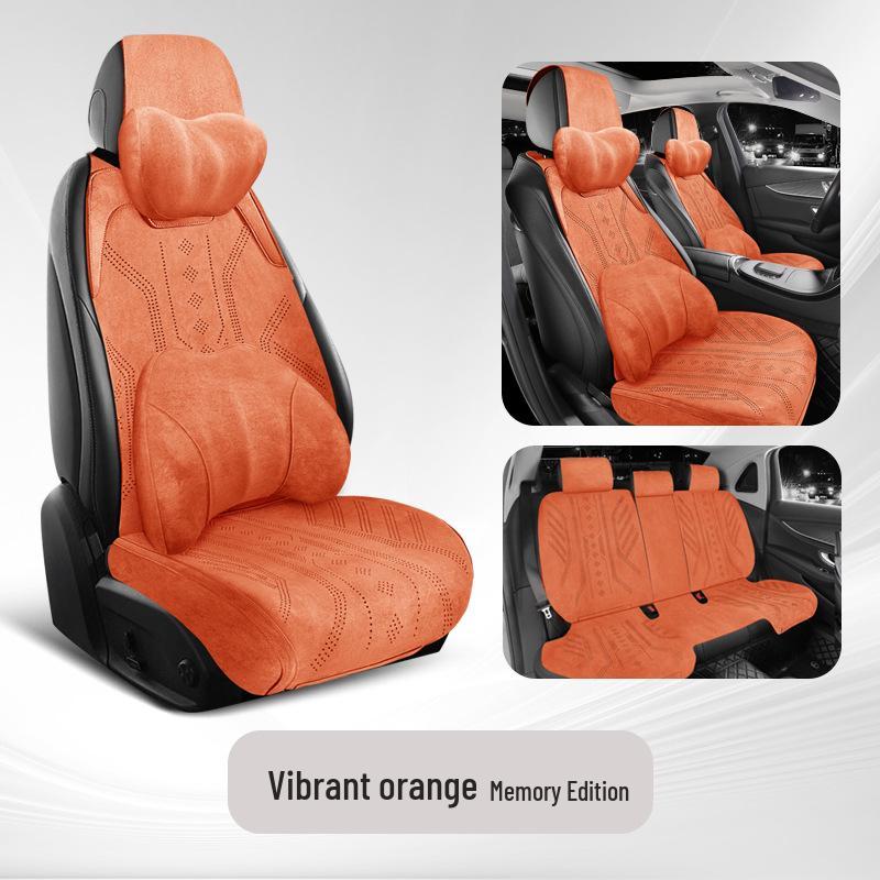 Всесезонные чехлы на сиденья из замши для Geely Xingyue L версий Comfort и Luxury
