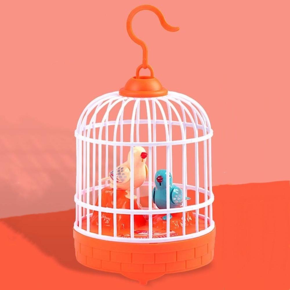 Parrot Cage Talking Electric Bird Realistic Voice Simulation Bird Cage  Entertainment