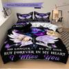 3PCs Mother Daughter Bond Memorial Design Cover Set, Breathable Fabric(1 Duvet Cover + 2 Pillowcases) (Without Quilt) yy250911192