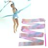 2Pcs Premium Long Ribbon Multi-use Gymnastics Streamers Artistic Dancing Twirling Stick Streamers Children Toy