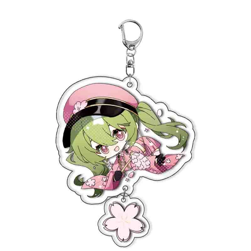 Акриловый брелок Каваи Аниме Брелок Подвеска Украшения для рюкзака Милый Принцесса Держатель для ключей Подарки