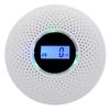 2 in 1 Carbon Monoxide Detector Portable Smoke Alarm CO Monoxide Alarm  Hotel Security