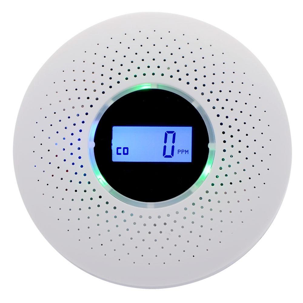 2 in 1 Carbon Monoxide Detector Portable Smoke Alarm CO Monoxide Alarm Hotel Security