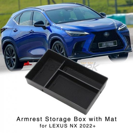 Center Console Armrest Storage Box for Lexus NX 250 350 350h + Tray Holder