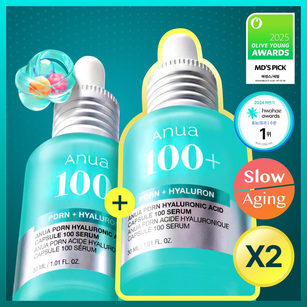 Сыворотка Anua PDRN Hyaluronic Acid Capsule 100 30 мл (2 шт., 60 мл всего)
