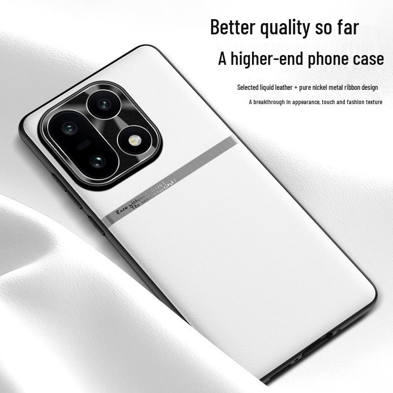 Чехол-накладка OnePlus 15 из жидкой кожи - Высококлассный, прочный, простой деловой дизайн