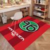 Hannover 96 Football Print Rug, Washable Floor Carpet, For Entryway Dorm Laundry Room Office Study, Home Decor Birthday Christmas Gift
