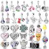 Медные Шармы Животные Бусины Парфюм Животное Бабочка Подвески Подходят для Оригинального Браслета DIY Ювелирные Изделия Изысканный Подарок Аксессуар