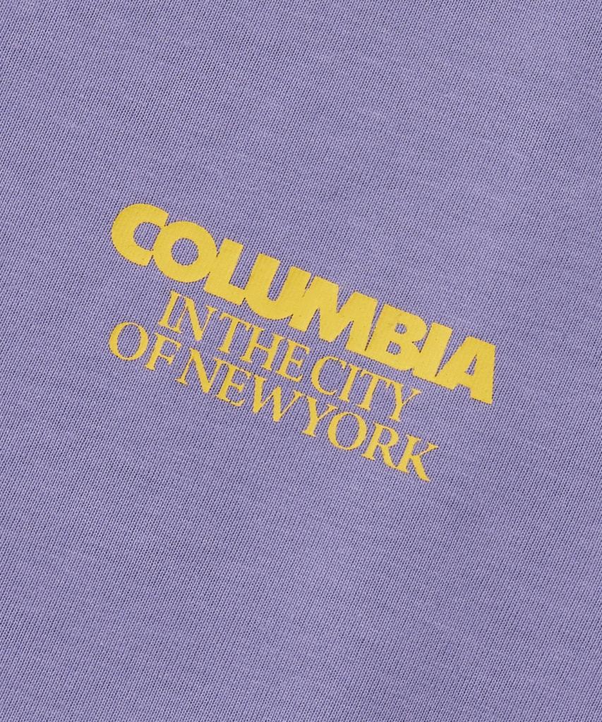 COLUMBIA UNIVERSITY Back Logo S/S T-Shirts_Light Violet