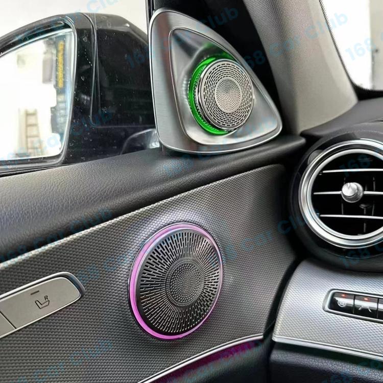 LED Ambient Lights For Mercedes Benz W205 W213 X253 W238 C/E/GLC Class E Coupe Car Door Horn Decorative Shell New Speaker Cover