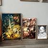 Аниме Атака Титанов постер Леви Аллен Микаса персонаж дома настенная живопись холст печать фотографии спальня