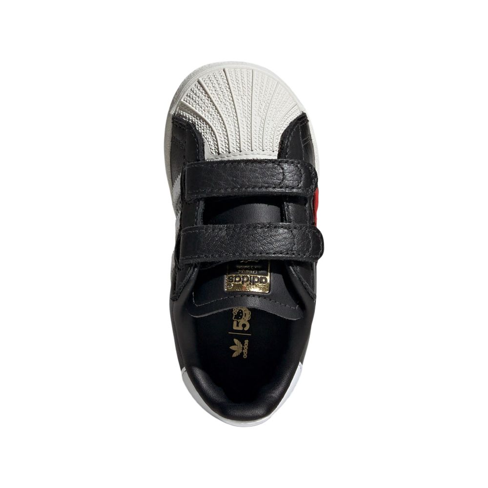 Hello Kitty x adidas Superstar Застежка на липучке I 50-летний юбилей Детские кроссовки Черный Основной черный Облачно-белый IG6997