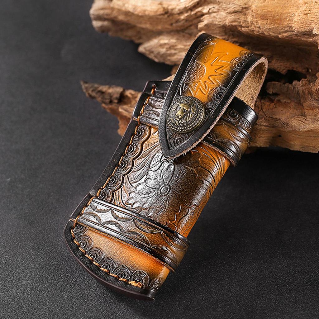 Fixed Leather Hunting Knife Sheaths Straight Waterproof Knife Holster Universal Leathers Sheath Waist Scabbard Shell