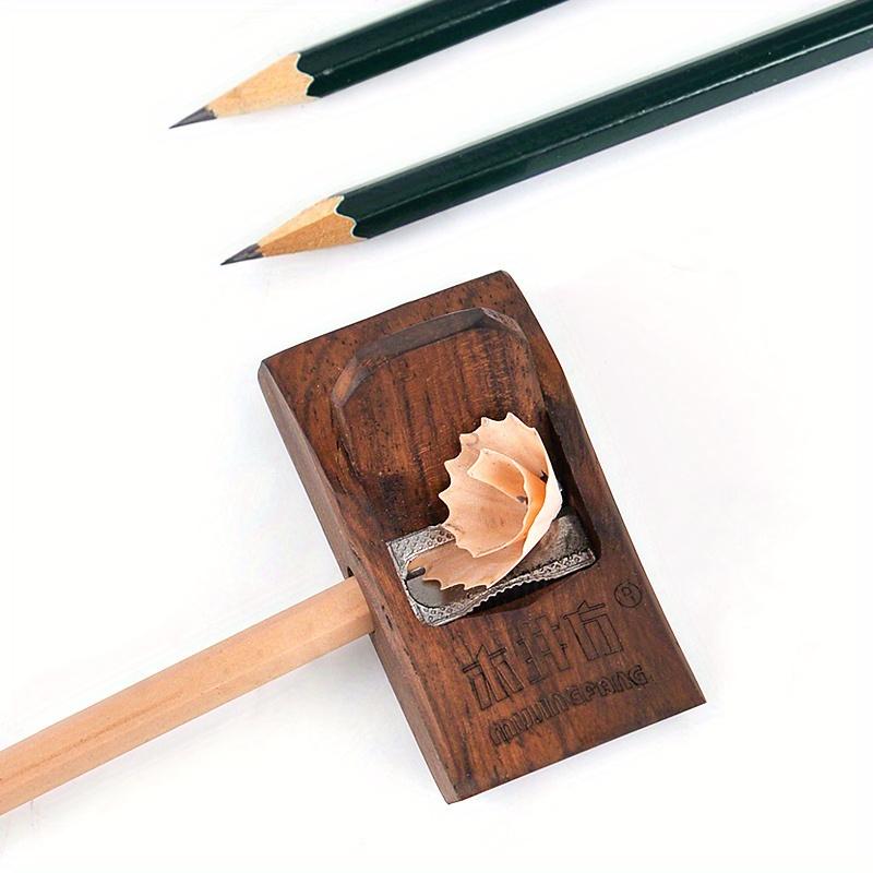 1 шт. Мини точилка для карандашей Точилка для карандашей Деревянная Специальный рубанок для заточки карандашей Заточка/шлифовка грифеля