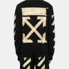 Off-White Tap Arrows Mens Logo Long Sleeve Round Neck Sweater Tape Men's OMBA025R20E300021048