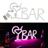 Bar for Business Cocktail LED USB/Battery Powered Wall Decor Art Pub, , Party, Home,