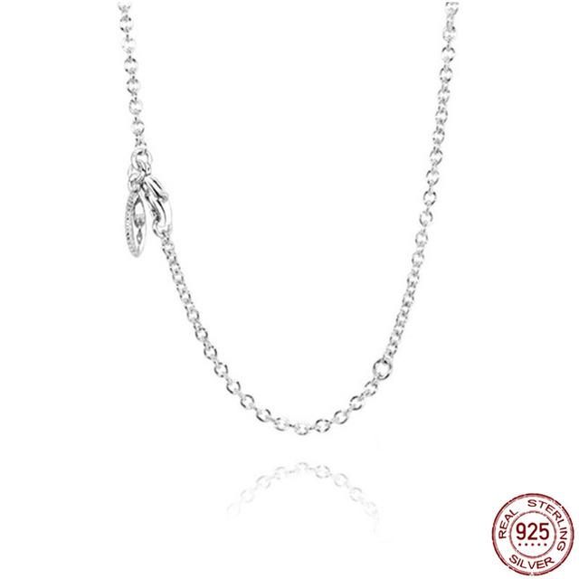 Новый стерлингового серебра 925 пробы, классический круглый кулон в форме сердца, ожерелье, подходит для оригинального Pandora, из бисера, сделай сам, женские ювелирные изделия, подарок