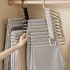 Foldable Pants Rack Closet Organizer Closet Trouser Racks for Pants Jeans Leggings Trousers Skirts