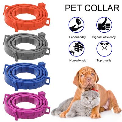 8-месячная профилактика для собак кошек Защита от блох и клещей Регулируемый ошейник от блох и клещей