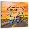 Canvas Print Route 66 Route