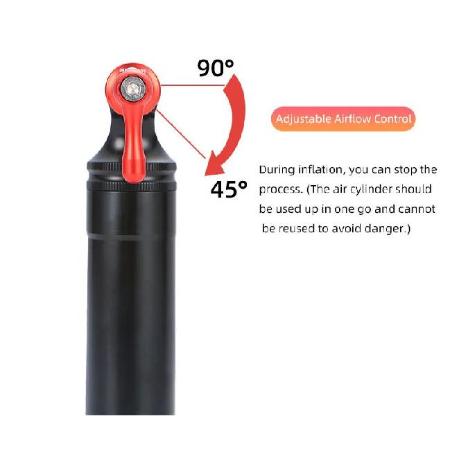 ZOYOSPORTS Велосипедный CO2 Накачиватель Подходит для клапанов Presta Schrader Дорожный MTB Шина Быстрая Накачка Резьбовой 16/12/8G Безрезьбовой 16G Картридж