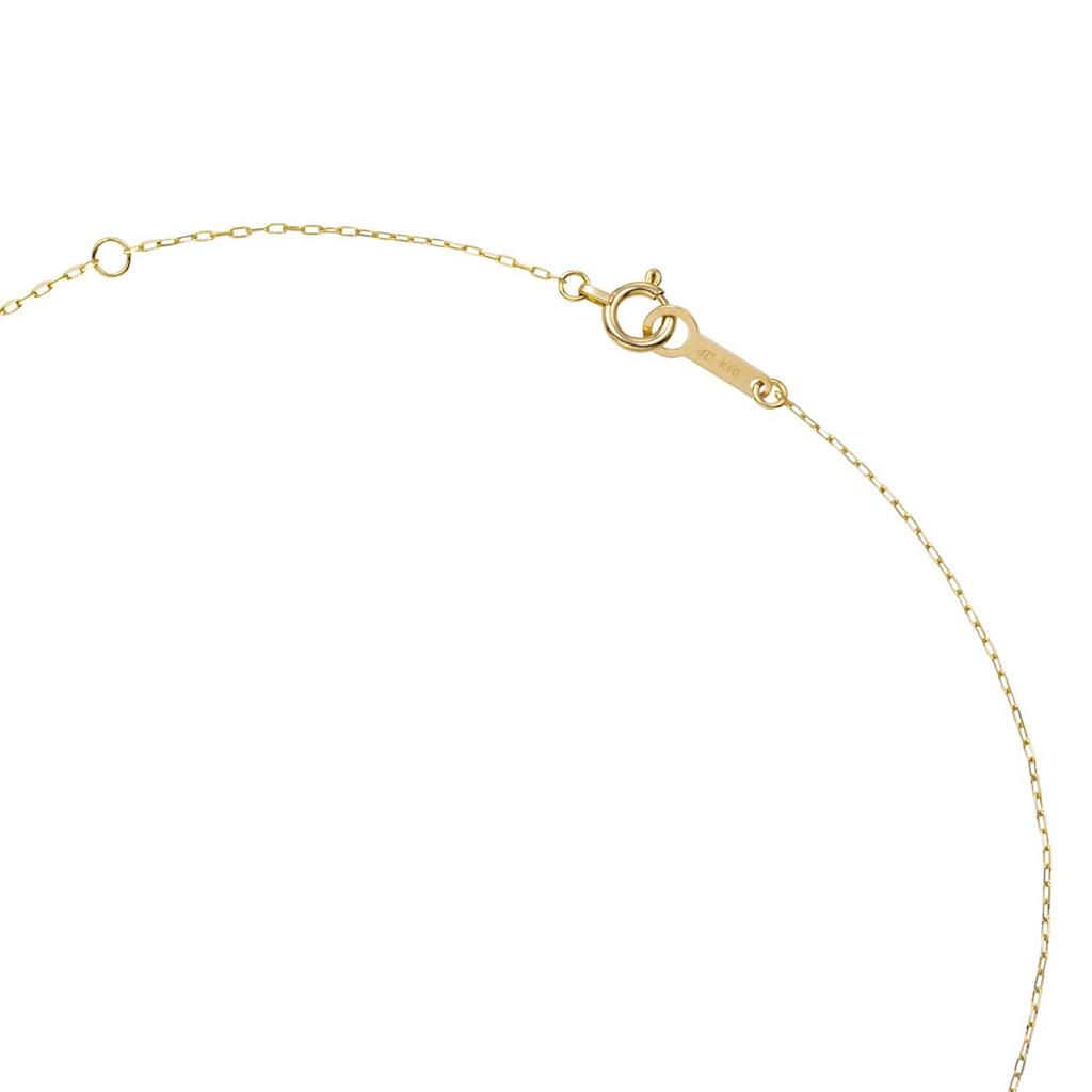 November Birthstone K10 Yellow Gold Necklace 112436123018 [Yondo Sea]