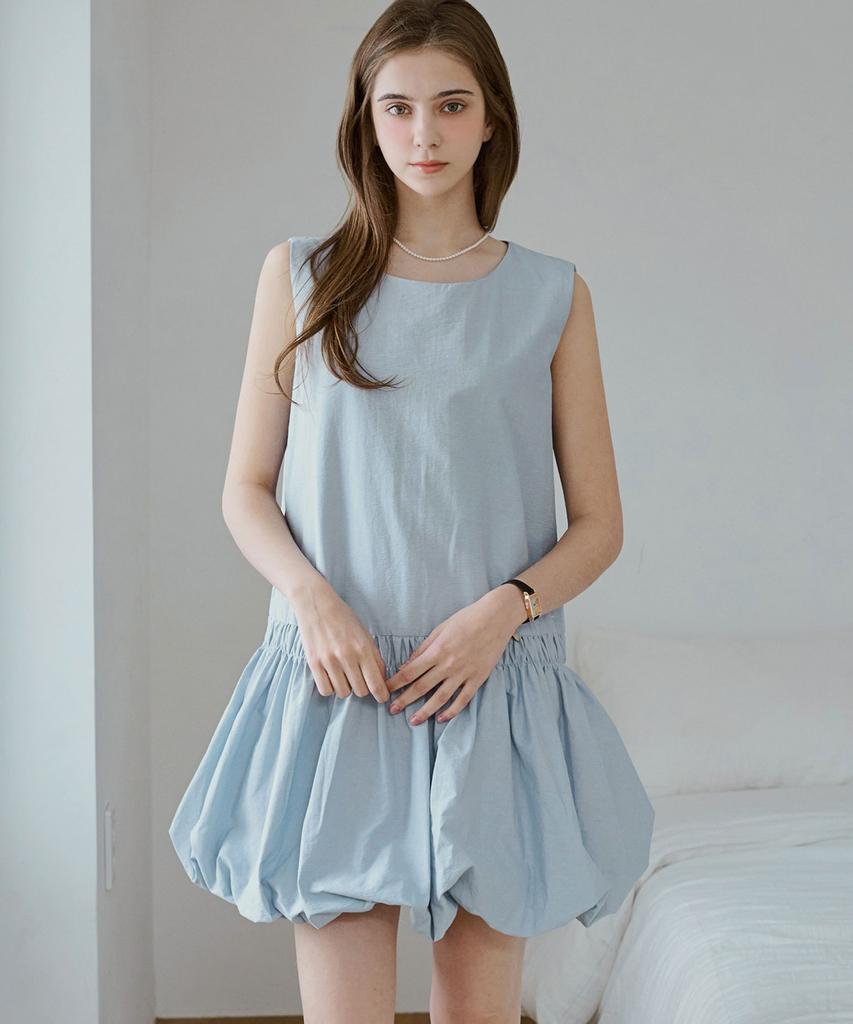 Slow Lolly Pumpkin Puff Mini Dress_4 Colors
