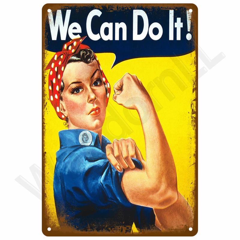 High Definition Tin Metal Sign Wall Art Vintage Retro Assorted Humorous Warning Signs Collection Featuring VelociraptorFre