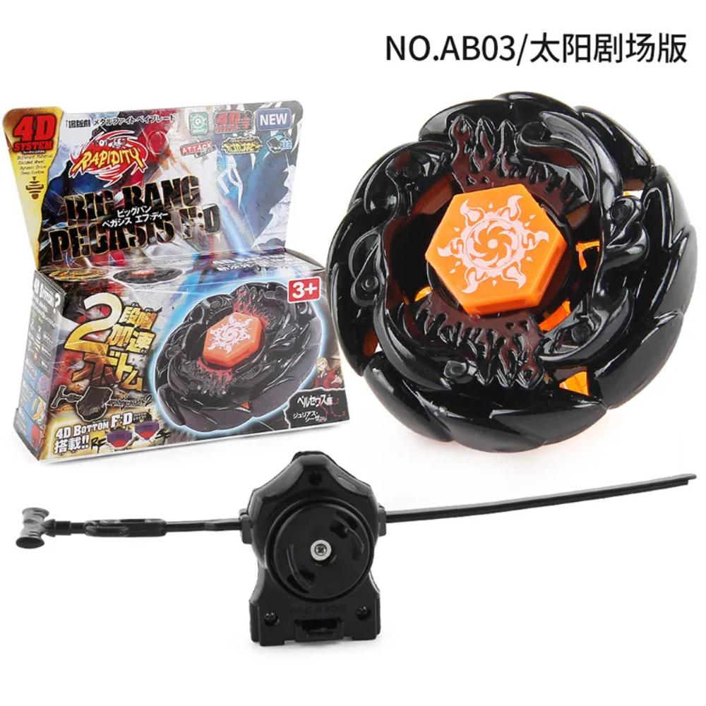 Набор волчков 4D Metal Fusion от Takara Tomy с пусковым устройством, Игрушка-гироскоп для сражений, Интерактивный подарок (Случайные запчасти)