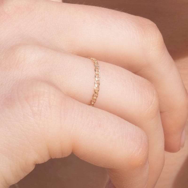 BEFORE MOONRISE [14K] Flexible Chain Ring GR6