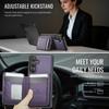 For Samsung Galaxy S24 Magnetic Case JEEHOOD J10 Leather Back Phone Cover with Detachable Card Holder Kickstand