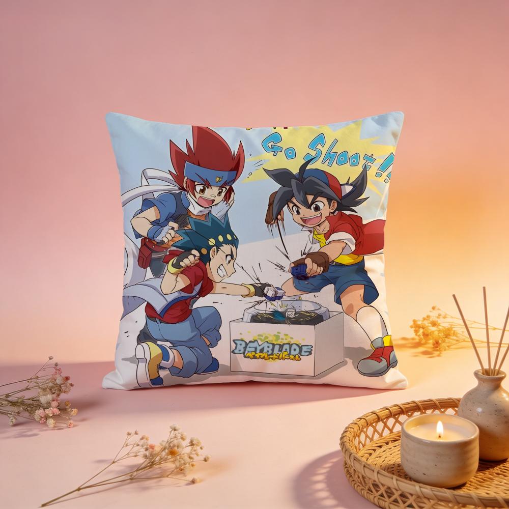 Hot BBeybladeed Cushion Cover Comfortable Durable Pillow Cover MultiScene for Home Office Car Sofa