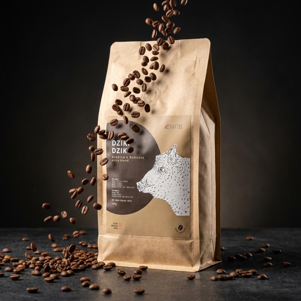 Craftbe kawa ziarnista dziki dzik 1kg