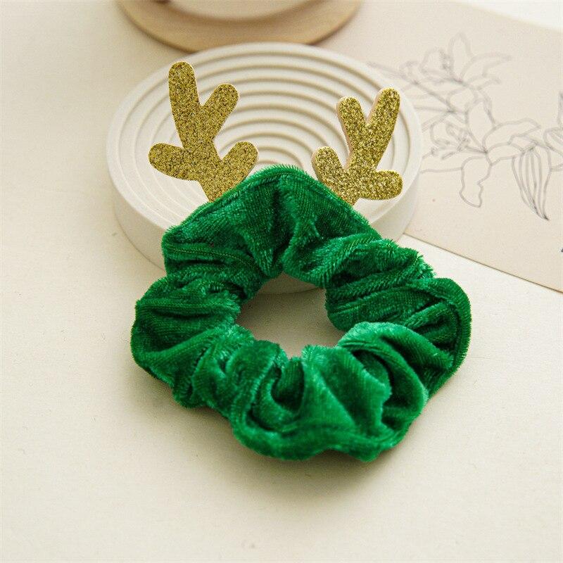 Рождественские милые плюшевые тканевые веревки для волос, модные эластичные резинки для волос, резинки для волос, повязка на голову, кольца для волос, женские аксессуары для волос