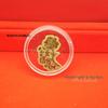 Shuibei 999 Fine Gold Phone Sticker 2mg: God of Wealth, Persimmon, Lucky Cat Amulet Souvenir Gift.