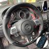 Чехол на руль автомобиля своими руками из углеродного волокна и кожи для Volkswagen Golf 6 GTI MK6 VW Polo GTI Scirocco R Passat CC R-Line 2010