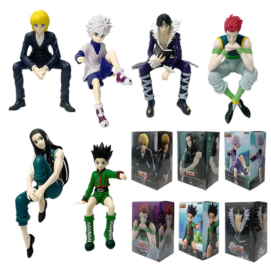 14 см Аниме Фигурка Hunter×Hunter Призрачная труппа Хисока Фигурка Экшн Подставка для лапши Украшение комнаты Подставка для лапши ПВХ Модель Игрушки